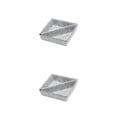 thumbnail image 3 of QualitChoice Home Hotel Felt Keys Tapes Phone Watch Storage Box Living Room Drawer Pens Remotes Jewellery Organizer Container Light Grey 2PCS, 3 of 6