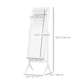 thumbnail image 3 of HOMCOM Miroir Pleine Longueur Autoportant pour Bijoux et Habillage, Angle Ajustable, 3 of 10