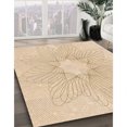 thumbnail image 3 of Ahgly Company Tapis d'Intérieur Rectangulaire Transitionnel Beige Lavable à la Machine, 5 Pieds x 7 Pieds, 3 of 7