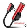 thumbnail image 1 of Adaptateur de Charge Répartiteur Audio Type-C vers Prise Auxiliaire 3,5 mm Rose Doré N4 V8P8, 1 of 9