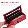 thumbnail image 4 of Miangastore Portable Lipstick Case with Mirror Leather Lipstick Holder Box Organizer Travel Decorative 1 Set, 4 of 9
