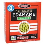 SeaPoint Farms - Emballés de snack torréfié sec d'Adamame Sel de mer - 6.35 oz.