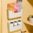 thumbnail image 5 of Contenants de Rangement Organisateur de Porte d'Armoire Montage Mural pour Garde-Manger Polyvalent VR Cuisine avec Montage Mural et Autocollants Organisateur Spacieux Utilisation Facile Sans Perçage, 5 of 5