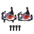 thumbnail image 2 of Hydraulic Disc Brake,HB-100 Bike Aluminium Alloy Hydraulic Disc Brake Set Front Rear for Mountain Road, 2 of 7