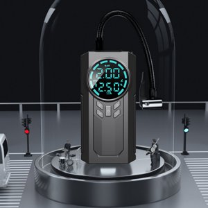 Dvkptbk Digital Display Car Wireless Inflator Pump Tire Pressure Detection Portable Car Tire Inflator Pump Air Pump Car Accessories