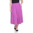 thumbnail image 1 of White Mark Jupe Midi Évasée Tasmin pour Femmes, 1 of 4