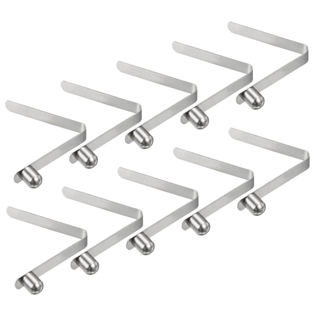 Unique Bargains 8x6.5mm Kayak Paddle Snaps, Hollow Button Single Pin Lock Tube Spring Clips for Tent Pole, 10 Pack