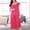Hot Pink, variant on Sakmal Sleepwear for Women Victorian Lace Pajama Dress Short Sleeve Pink Nightgowns for Women