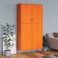 thumbnail image 1 of vidaXL Wardrobe Orange 90x50x180 cm Steel, 1 of 5