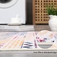 thumbnail image 3 of Twister.CK Washable 2' x 6' Vintage Striped Runner Rug, Soft Living Room Rug Stain Resistant Indoor Carpet Non Slip Low Pile Floor Cover for Bedroom Kitchen Entryway, Colorful, 3 of 7