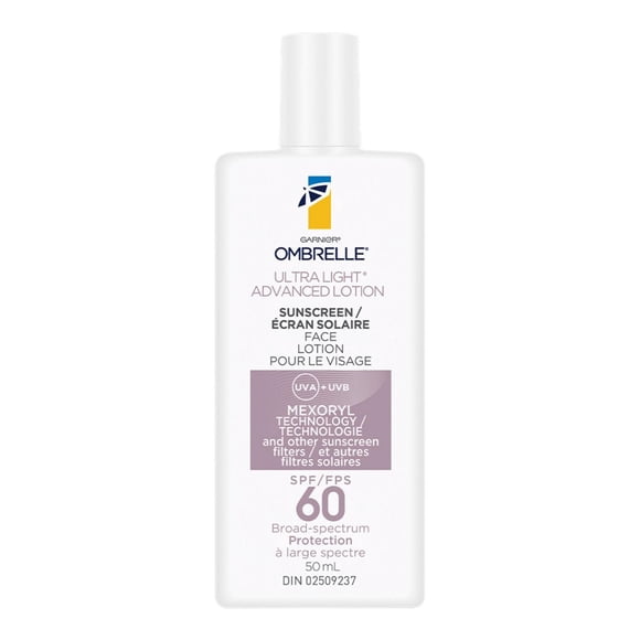 Ombrelle Ultra Light Advanced SPF 60 Sunscreen, 50 mL