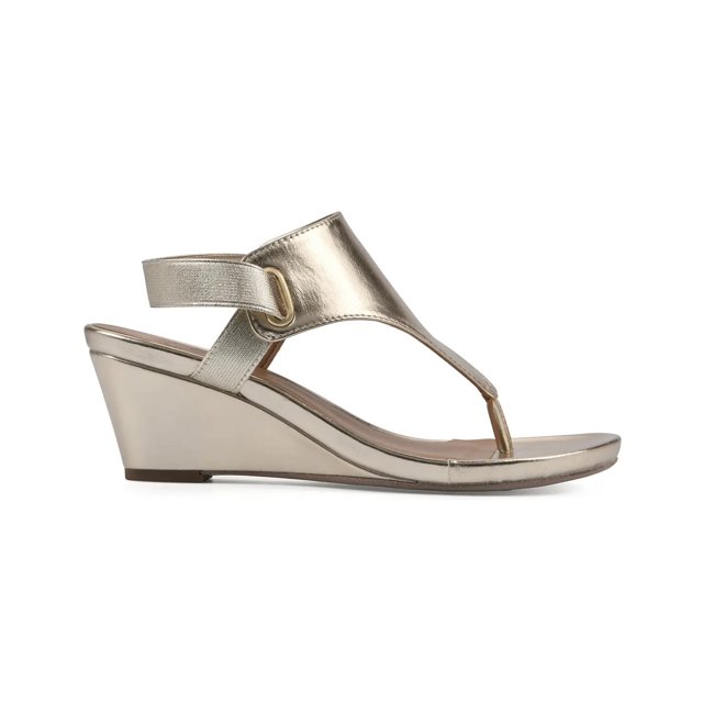 White Mountain Sandale Compensée All Dres pour Femmes