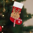 thumbnail image 4 of B 20 Inch Christmas Stocking With Snowflake Design For Holiday Decor Gift Storage Festive Home Decoration Christmas Party Essential 0.24 Lb, 4 of 7