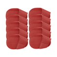 thumbnail image 1 of 10 Pcs de Couvre-Chefs en Fer pour Golf, Cuir PU Premium, Léger, Anti-Rayures, Golf S Rouge, 1 of 8