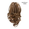 thumbnail image 2 of Messy Hair Bun Synthetic Hairpieces Natural Wave Claw Clip Short Ponytail Hair Extensions, 2 of 7