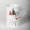 thumbnail image 1 of Ensemble de 12 Tasses en Porcelaine Renne dans la Forêt, 1 of 2