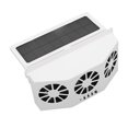 thumbnail image 1 of Solar Powered Car Cooler, 3 Fans White Easy To Install Car Exhaust Ventilation Fan  For Cars, 1 of 8