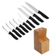 thumbnail image 2 of Mainstays 12 Piece Stainless Steel Cutlery Set with Bamboo Storage Block, 2 of 12
