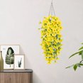 thumbnail image 4 of JilgTeok 2 Packs Simulated Roses Artificial Flower Plastic Wrapping Plants Fake Flowers Vines for Home Garden Porch Yard Living Room Ceiling Spring Decoration Clearance, 4 of 8