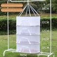 thumbnail image 2 of Amzcrzy Foldable Drying Net Flat Clothes Drying Rack - Foldable Mesh Clothes Flat Drying Rack, Underwear Drying Cage Dorm Room Essentials Home Improvement Birthday Gifts for Men Home Organization, 2 of 2
