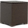 thumbnail image 4 of Serta Laguna Table d'Appoint de Rangement pour Patio en Osier, Brun, 4 of 9