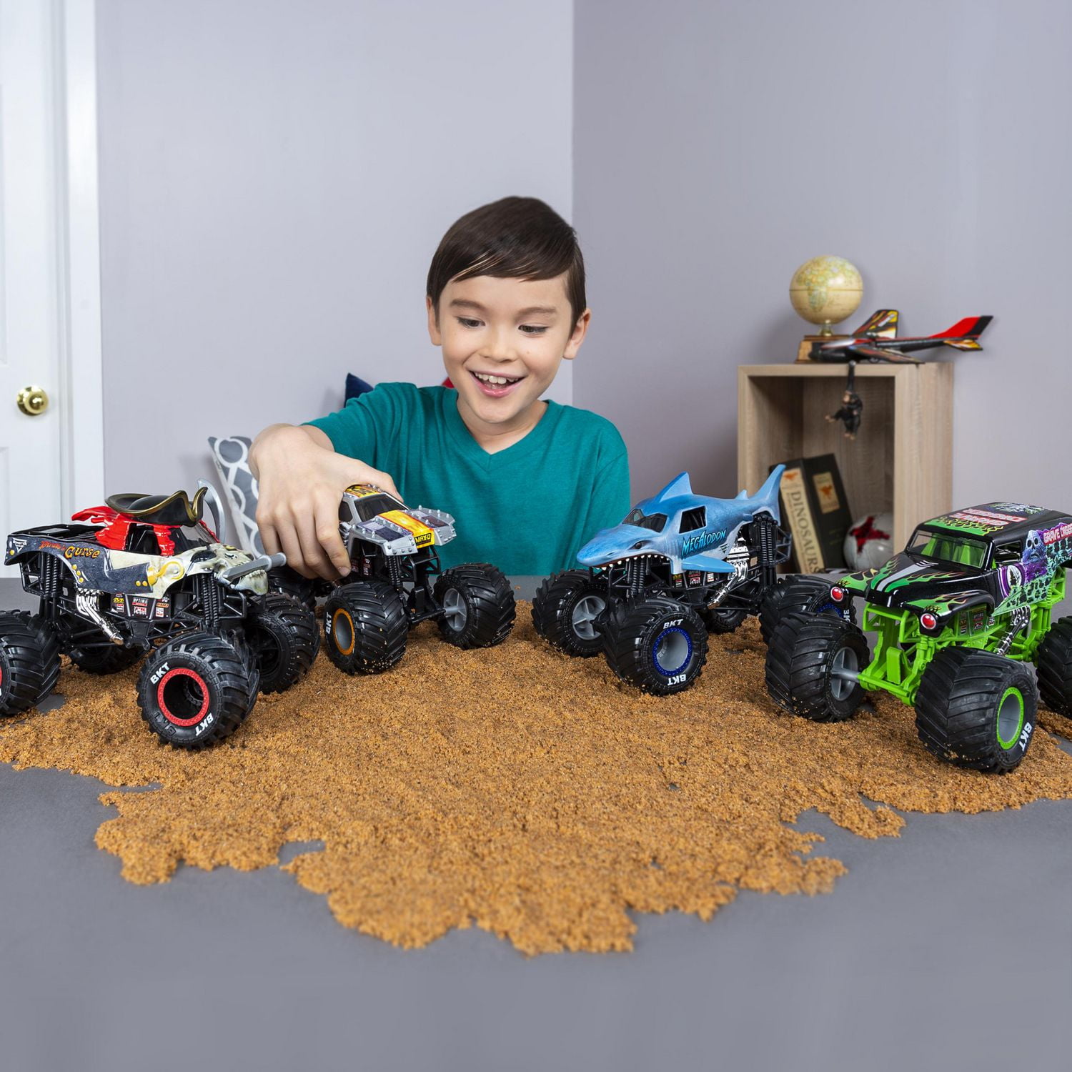 Monster Jam, Monster truck El Toro Loco officiel, véhicule en métal moulé à collectionner, échelle 1:24
