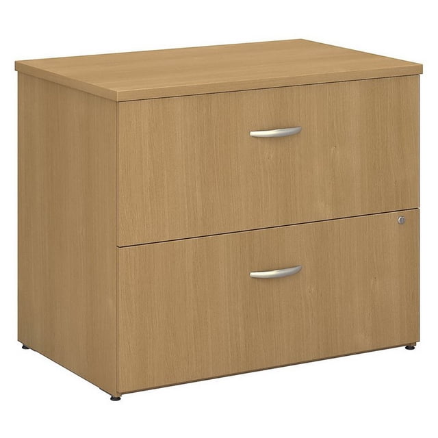 Series C 2 Drawer Lateral File Cabinet in Light Oak - Engineered Wood