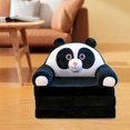 thumbnail image 2 of GUOOL Foldable Sofa Chair Cover Washable for Living Room Decoration Black (Only Included Sofa Cover), 2 of 6