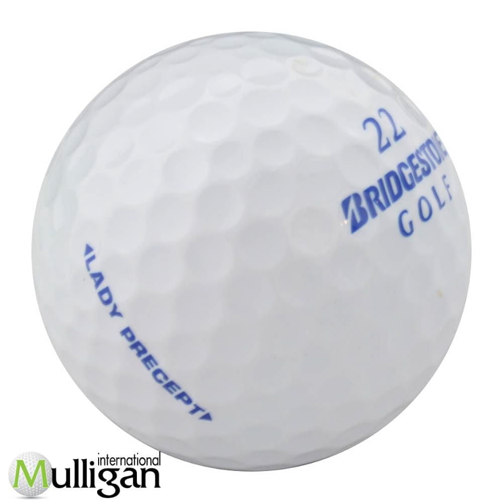 Mulligan - 48 Bridgestone Lady Precept 5A Recycled Used Golf Balls, White