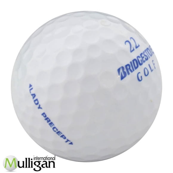 Mulligan - 48 Bridgestone Lady Precept 5A Recycled Used Golf Balls, White