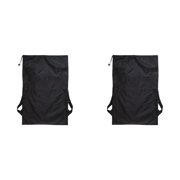 Clothes Folding Home Laundry Storage Solution Yoga Mat Organizer for Bedroom Bathroom Utility Room, 23.8x36.2 inch, Black 2Packs
