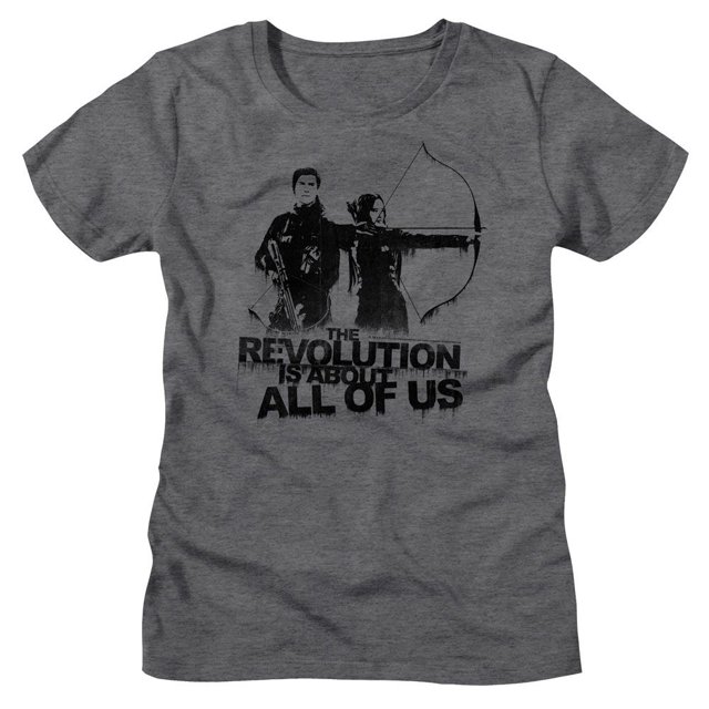 Hunger Games About All Of Us Deep Heather Women's T-Shirt 2Xl