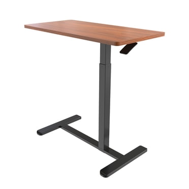 IMGadgets Height Adjustable Desk 31.5x16 inch (BOURBON) | Standing Desk table for Work and Home| Overbed C- Table Desk | Sit Stand computer desk table