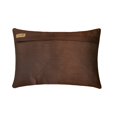 thumbnail image 3 of The HomeCentric Brown Lumbar Pillow Cover, Textured Ribbon Lumbar Pillow Cover, Pack of 2, 12"x24" (30x60 cm) Lumbar Pillow Cover, Rectangle Silk Lumbar Pillow Cover, Modern Lumbar - Chocolate Cream, 3 of 3