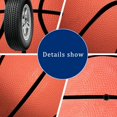 thumbnail image 3 of Mini Ballons de Basket en Mousse Orange de 5” pour Sports, Panier de Basketball pour Trampoline, Remplacement de Ballon de Basket en Mousse pour Ensembles de Basketball pour Trampoline, 3 of 7