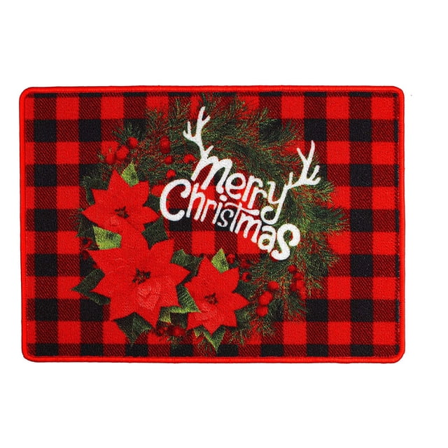Christmas Washable Rug Non- Living Room Underlay Carpet Indoor Small Rug for Classroom Warm Fuzzy Throw Blanket Christmas Blankets through Blanket Rugs Fuzzy