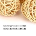 thumbnail image 2 of mmirethe 3pcs Nature Rattan Ball Nature S Beauty Into Living Space Wide Applications 1Set, 2 of 5