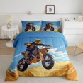 thumbnail image 2 of Erosebridal Ensembles de Douillette pour Motocross et Motocyclette, Format Double, Sports Extrêmes, Douillettes et Couettes, Réversible, 3 Pcs, 2 of 8