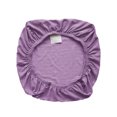 thumbnail image 1 of Chair Cushion Cover Seat Covers Backrest Protector Soild Adjustable Dirt-Resistant Color Adjustable Dirt-Resistant for Banquet Home Kitchen Light Purple, 1 of 1