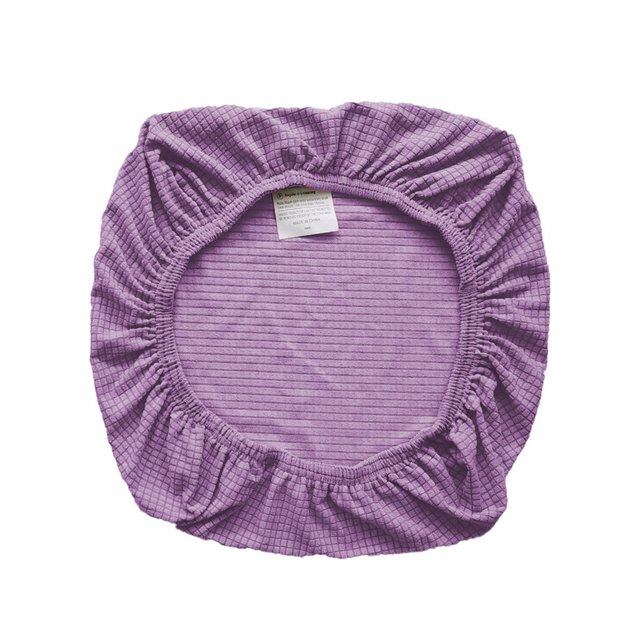 Chair Cushion Cover Seat Covers Backrest Protector Soild Adjustable Dirt-Resistant Color Adjustable Dirt-Resistant for Banquet Home Kitchen Light Purple