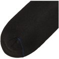 thumbnail image 2 of Chaussettes Quart pour Hommes, Grandes Tailles, Diabète et Circulation, Noires, Pointure de Chaussure : 13-15, 2 of 3