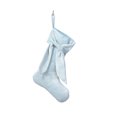 thumbnail image 2 of Iumwxz White Velvet Christmas Stocking with Snowflake and Star Patterns 40x19cm Holiday Tree Ornament Sock with Rope Hanger for Festive Home Decor Includes 1 Stocking, 2 of 6