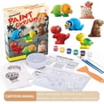 thumbnail image 2 of E Cartoon Dinosaur Plaster Painting Craft Kit For Children Diy Art Project Activity, 2 of 3