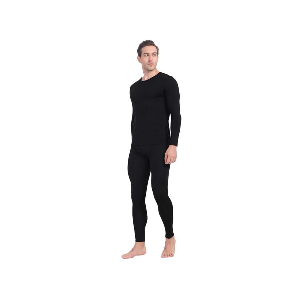 Couche de Base Thermique pour Hommes Haut et Bas en Mélange de Coton