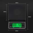 thumbnail image 2 of Accurate Electric Kitchen Scale,Coffee Scale with Timer High- Kitchen Scale Electronic Platform Scale Food Weighing Scale 3kg0.1, 2 of 7