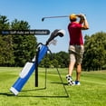 thumbnail image 2 of Gymax Lightweight Golf Stand Bag Par 3 & Executive Courses Carry Bag Shoulder Strap White, 2 of 9