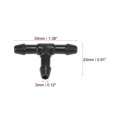 thumbnail image 3 of Unique Bargains 10pcs T Shaped Plastic 3 Way Windshield Washer Hose Connector Tube Pipe Fitting Splitter Adapter for Car Auto, 3 of 6