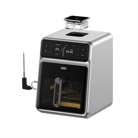 Dreo Chefmaker Combi Fryer, Cook Like A Pro With Just The Press Of A Button, Smart Air Fryer Cooker With Cook Probe, Water Atomizer, 3 Professional Cooking Modes, 6 Qt