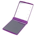 thumbnail image 1 of Foldable Led Makeup Mirror Light Square With Two-Sided Handheld Makeup Mirror, 1 of 8