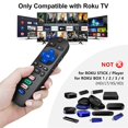 thumbnail image 5 of Télécommandes de Remplacement Universelles pour Téléviseur Roku, Compatibles avec Tcl Hisense Onn Sharp Element Westinghouse Philips Series Téléviseur Intelligent, 5 of 5